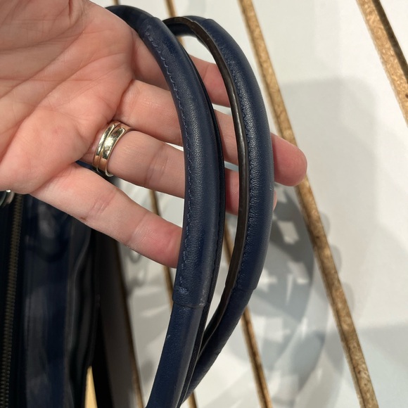 Coach Park Elevated Leather Snakeskin Carryall - Picture 6 of 12